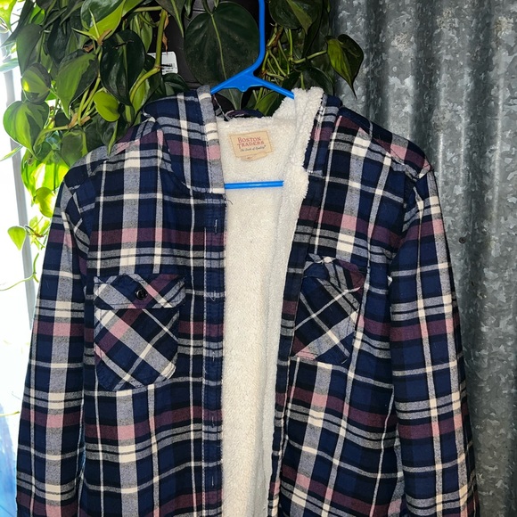 Plaid Sherpa lined Boston Traders Jacket - Picture 2 of 3